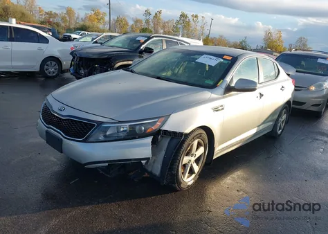 2014 Kia Optima Lx из США, поврежденный, VIN KNAGM4A76E5475584